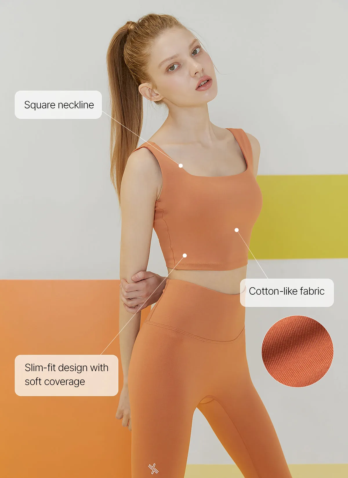 [1 1] XELLA? Intension Square Bra Top