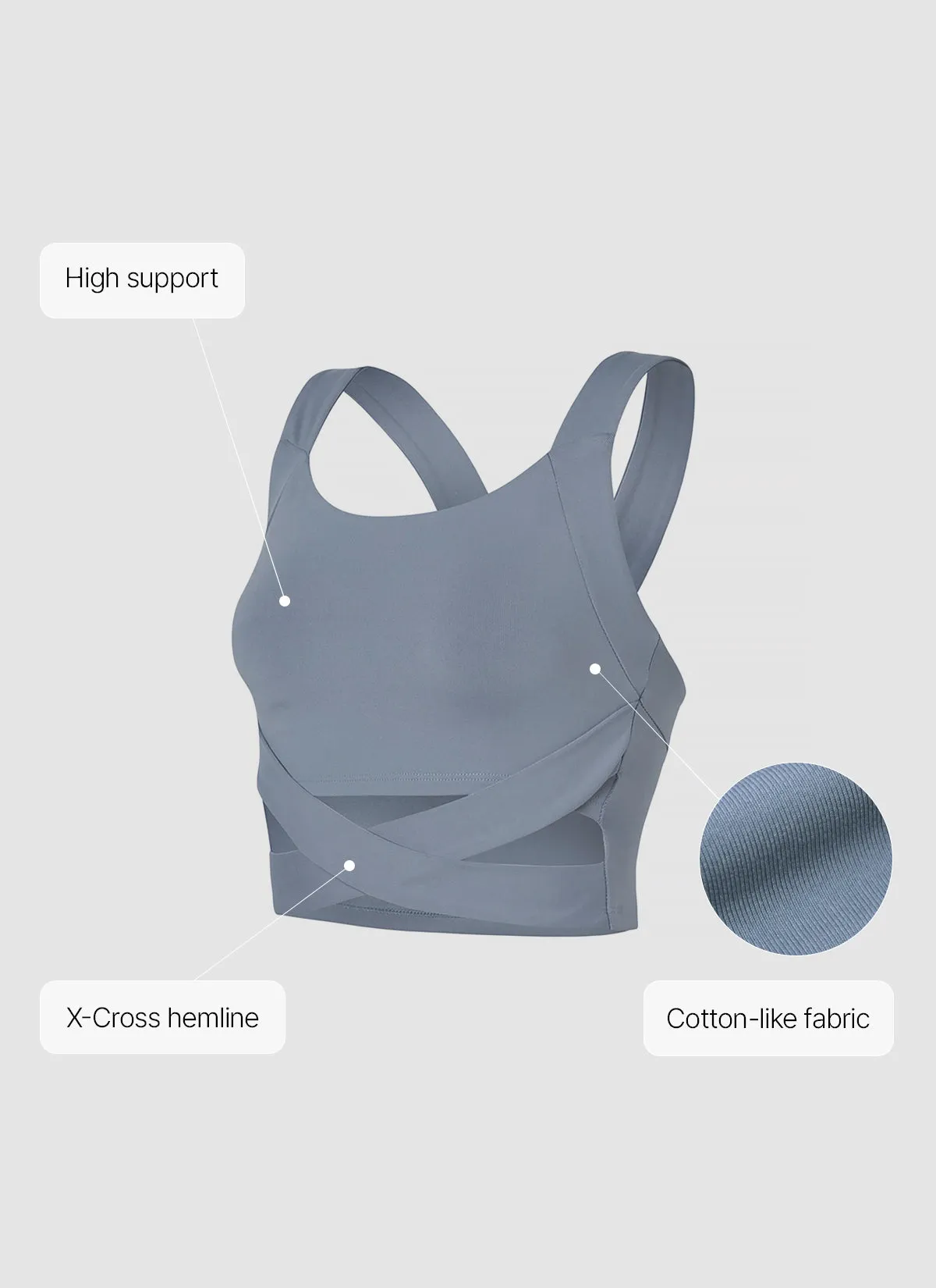 [1 1] XELLA? Intension X Cover Bra Top