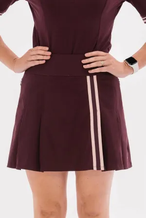 15.5" Pleated Skort In New Mosto