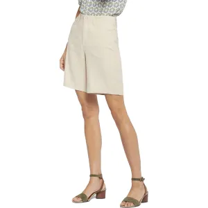 5-Pocket Womens Pocket Linen Bermuda Shorts