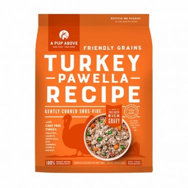 A Pup Above Frozen Turkey Pawella