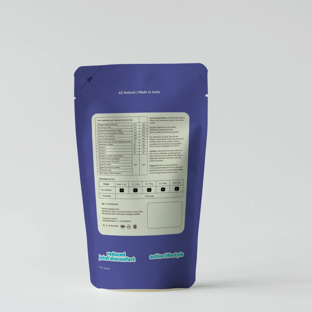 Absolut Pet Hip and Joint Care Dog Supplement