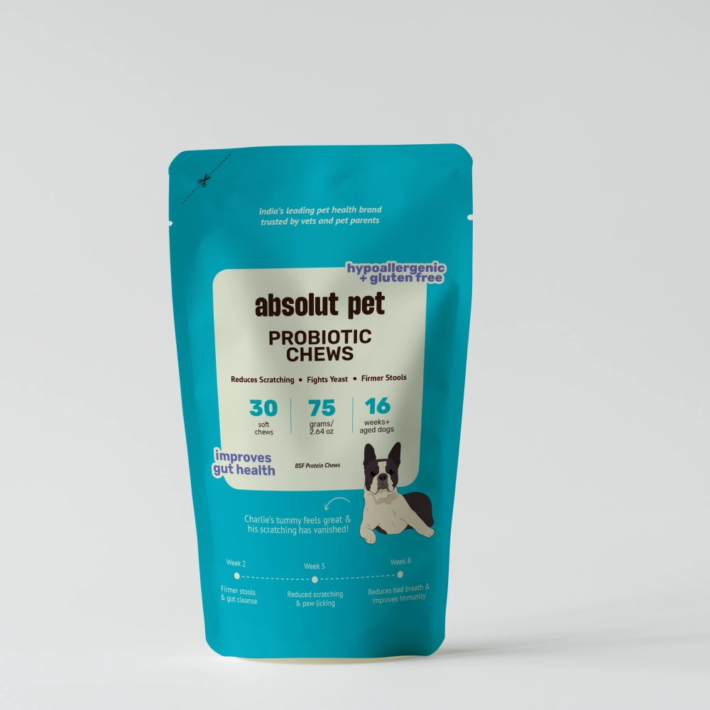Absolut Pet Probiotics Hypoallergenic Gut Health Dog Supplement