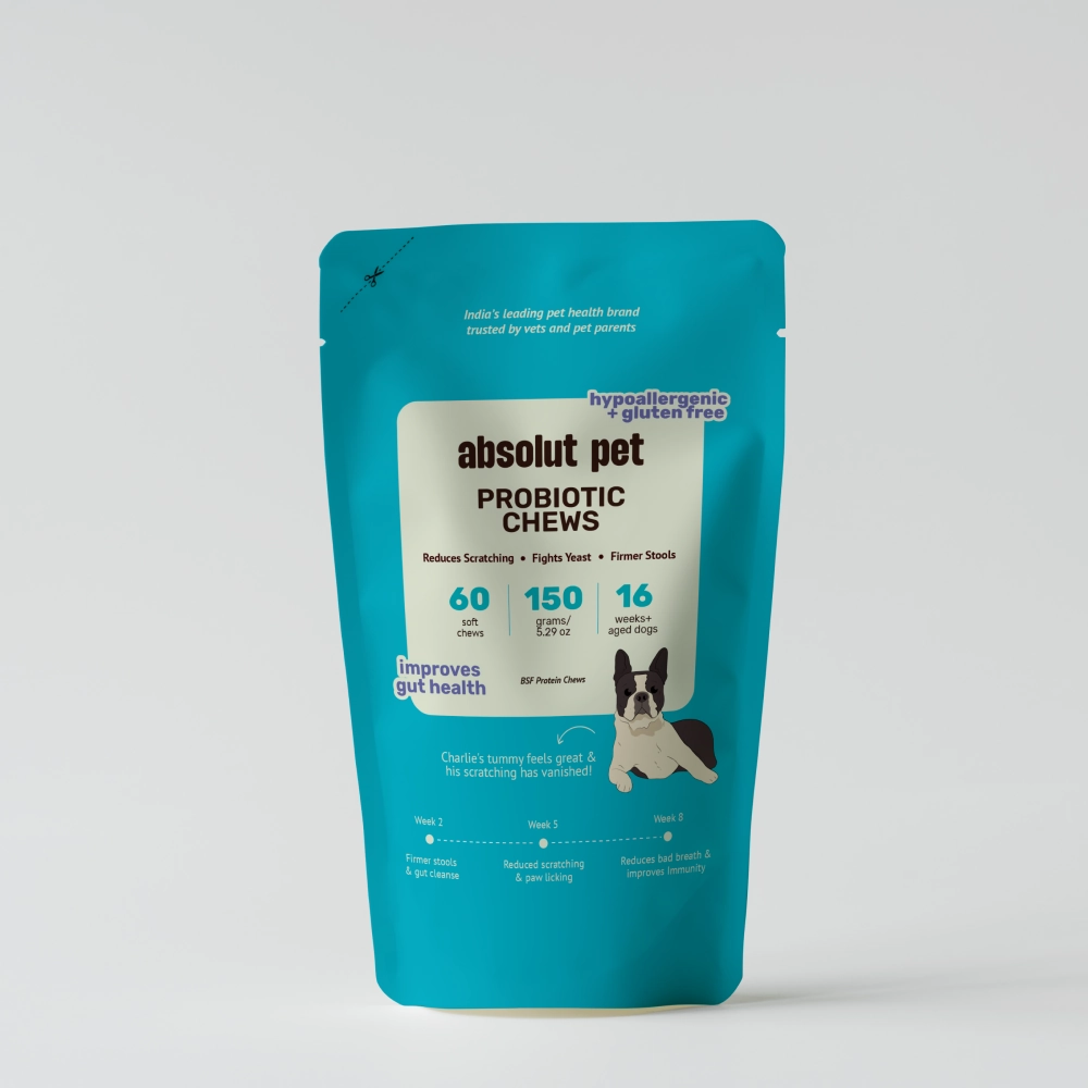 Absolut Pet Probiotics Hypoallergenic Gut Health Dog Supplement