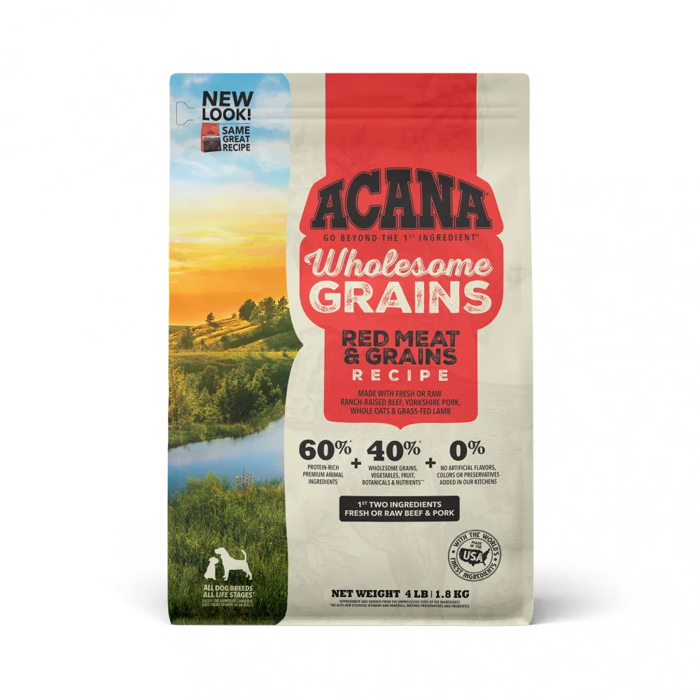 ACANA   Wholesome Grains Red Meat Recipe Dry Dog Food