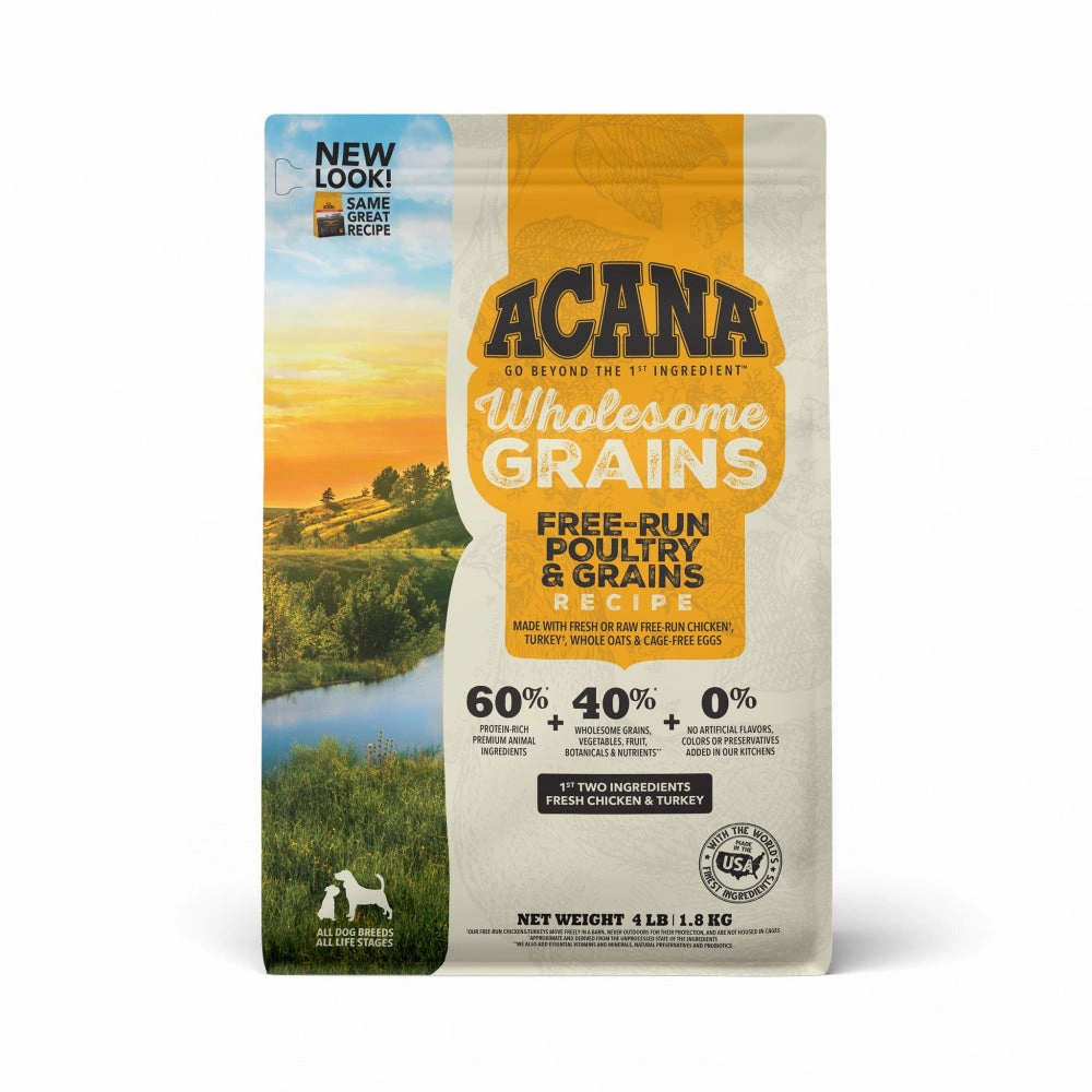 ACANA   Wholesome Grains Free-Run Poultry Recipe Dry Dog Food