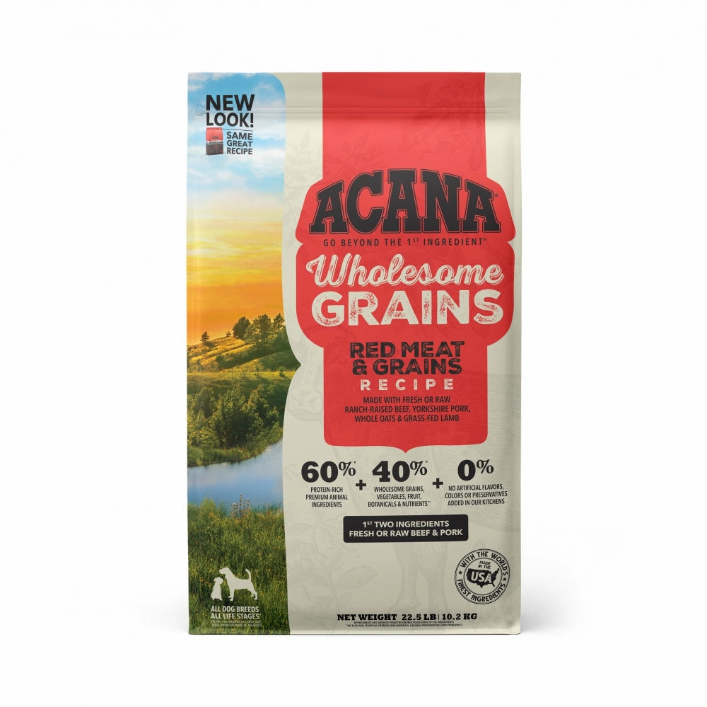 ACANA   Wholesome Grains Red Meat Recipe Dry Dog Food