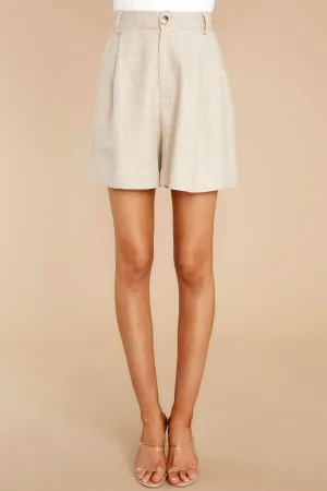 Adeyln Tailored Shorts In Natural