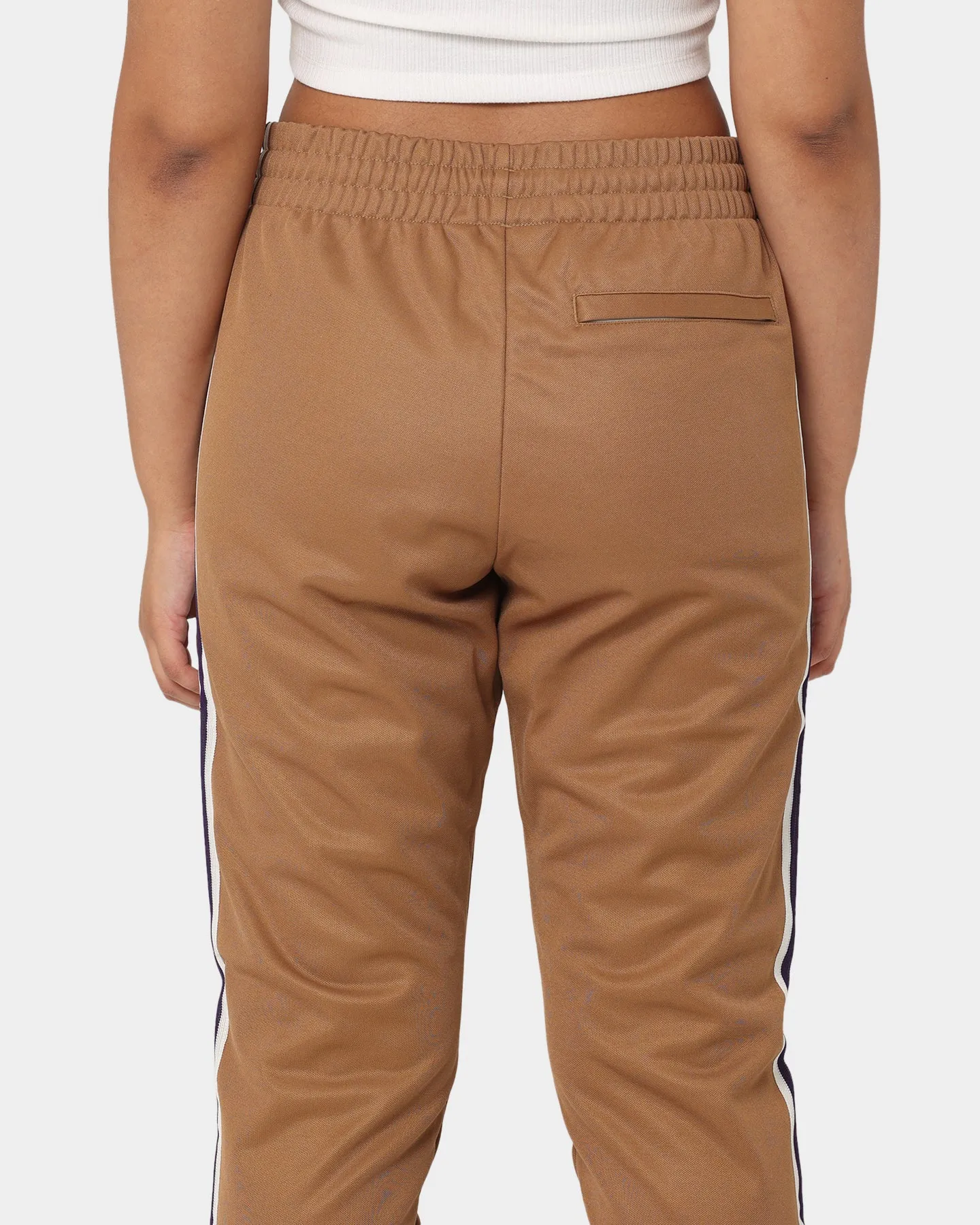 Adidas Adicolor Striped Trackpants Brown Desert