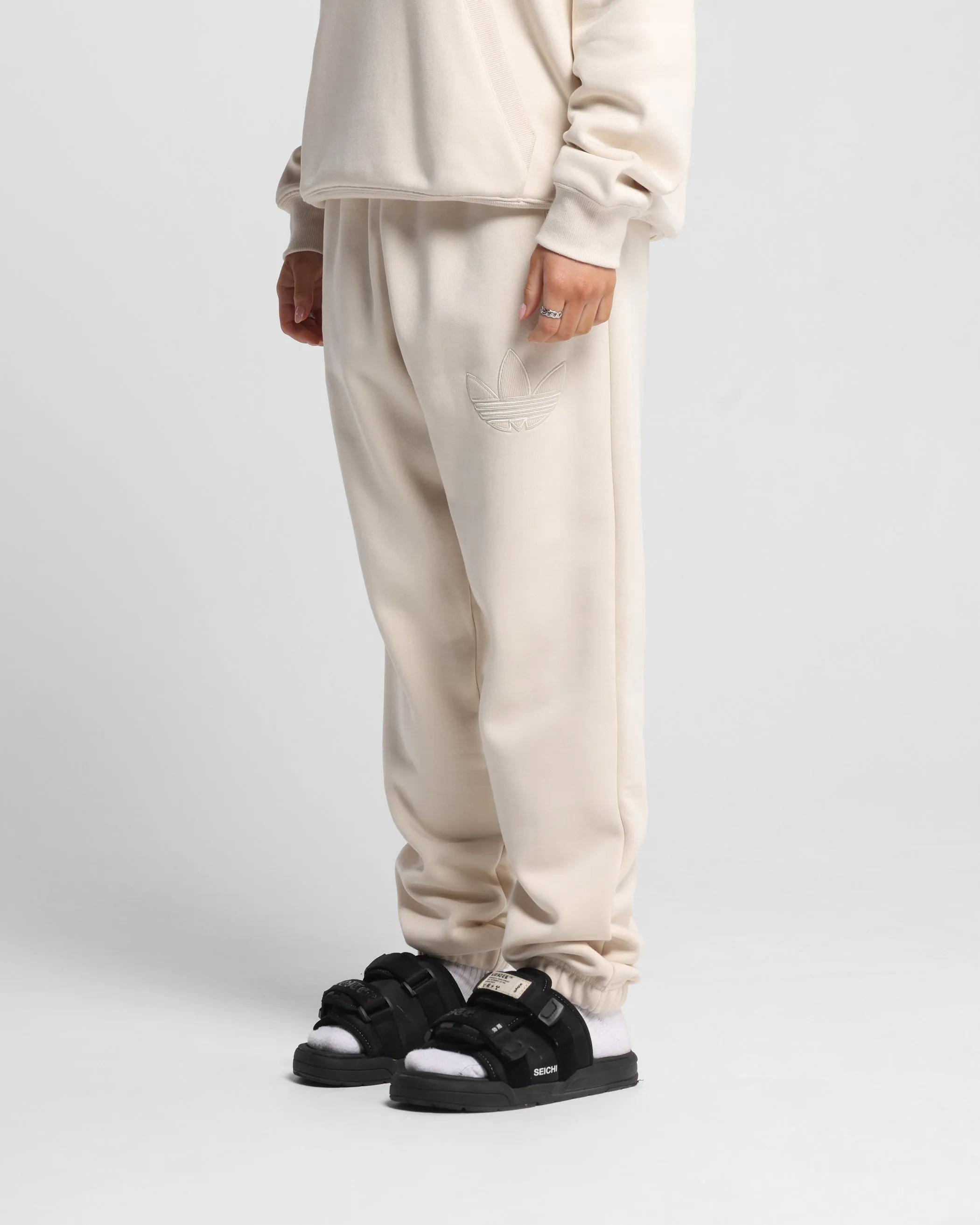 Adidas Originals 70's Fleece Joggers Wonder White