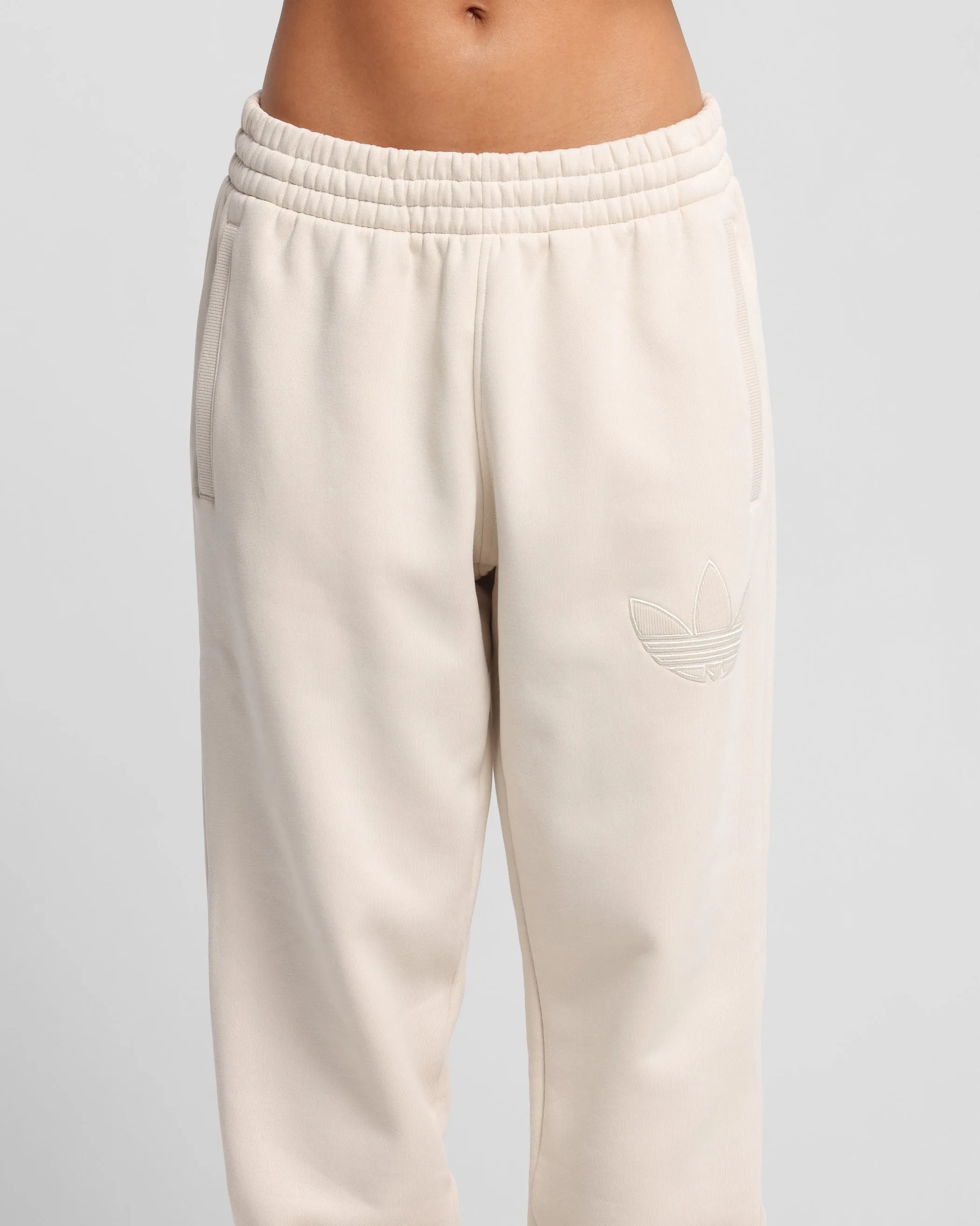 Adidas Originals 70's Fleece Joggers Wonder White