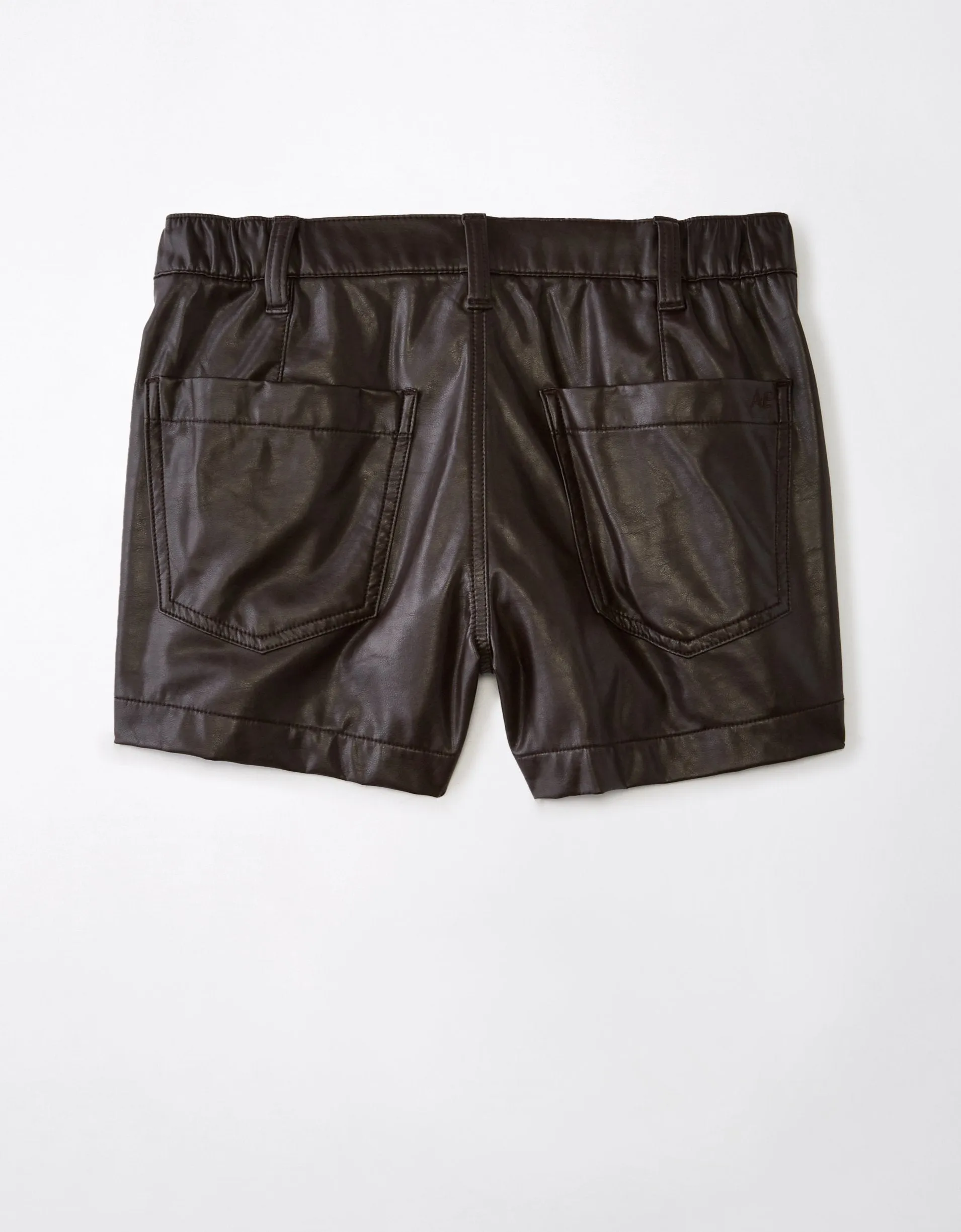 AE High-Waisted Baggy Vegan Leather Short