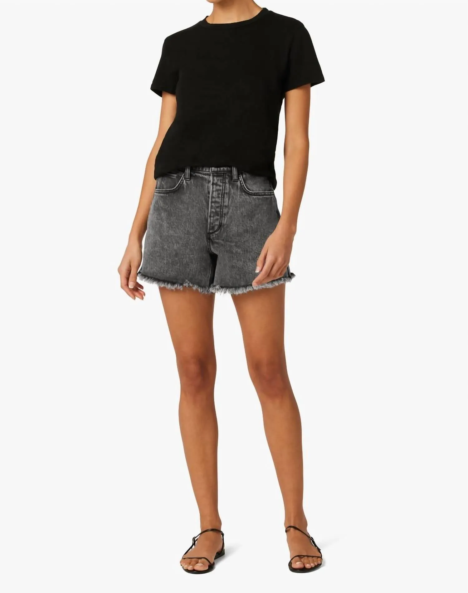 Alex High Rise Short In Black