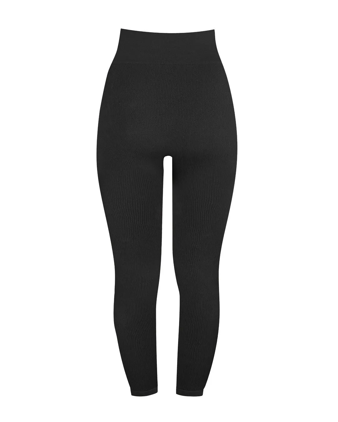 AWAKEN Ribbed Leggings | Black