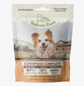 Badlands Ranch Superfood Complete Air Dried Wild Fish & Turkey