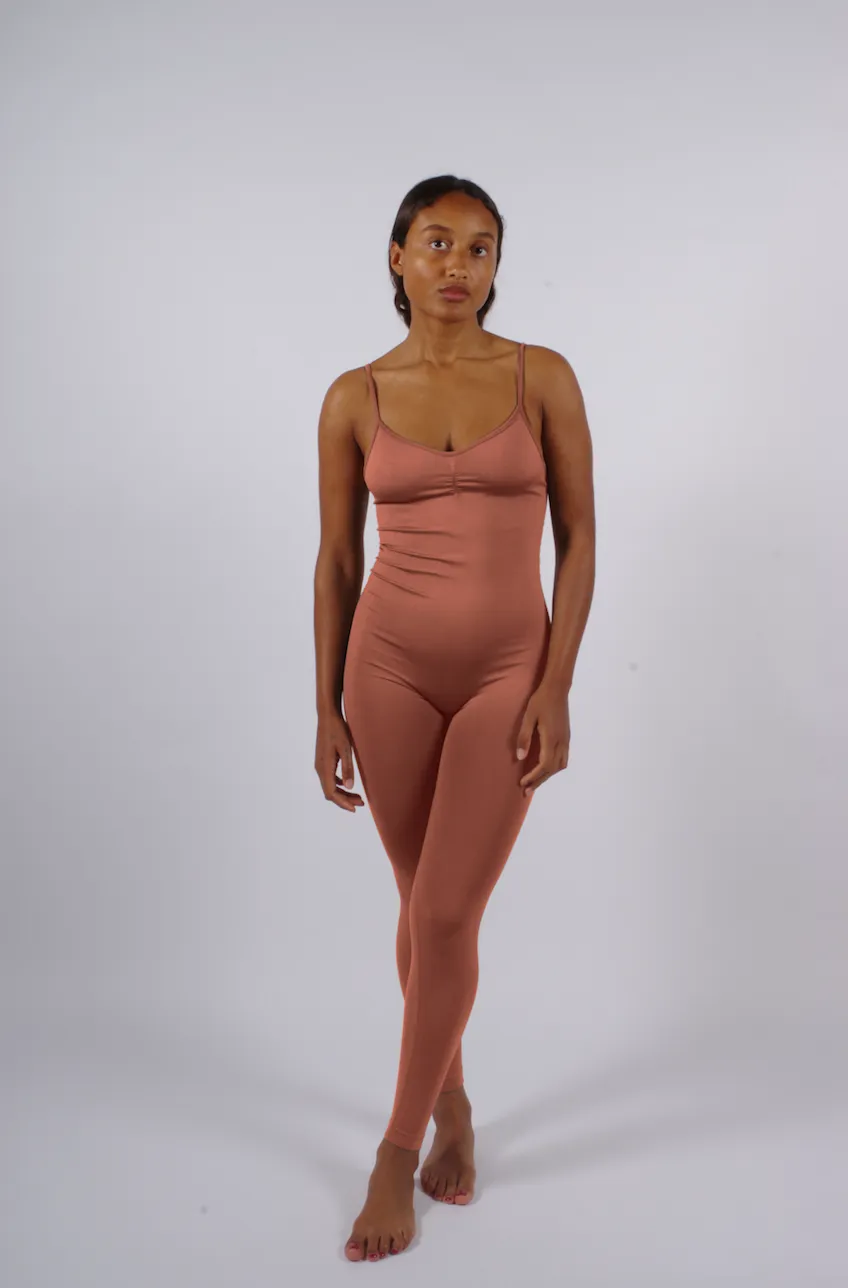 BALANCED Unitard | Rusty Pink
