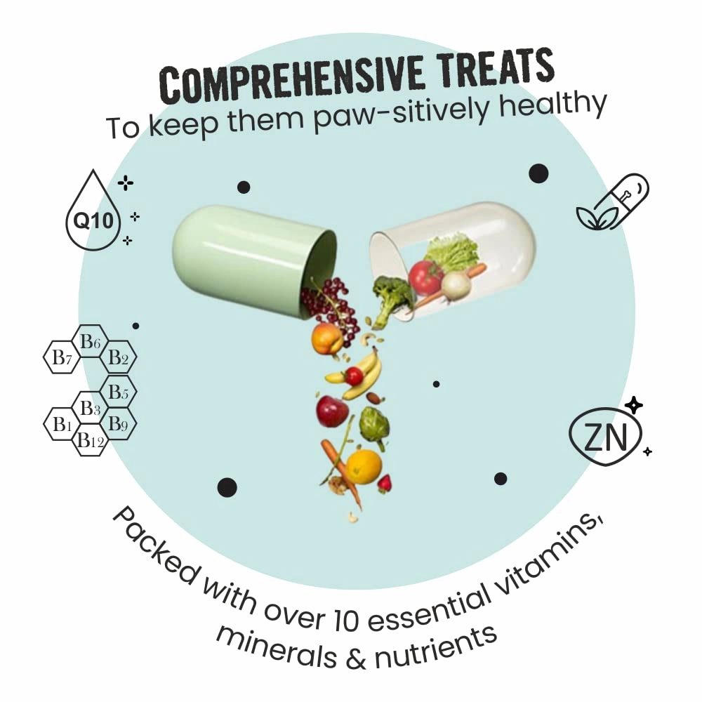 Bark Out Loud Immunity Multi Vitamin Chew Stix and Henlo Chicken Jerky Treat Combo for Dogs