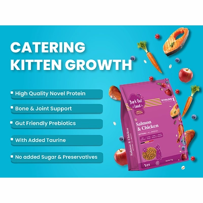 Bark Out Loud Salmon and Chicken Kitten Dry Food