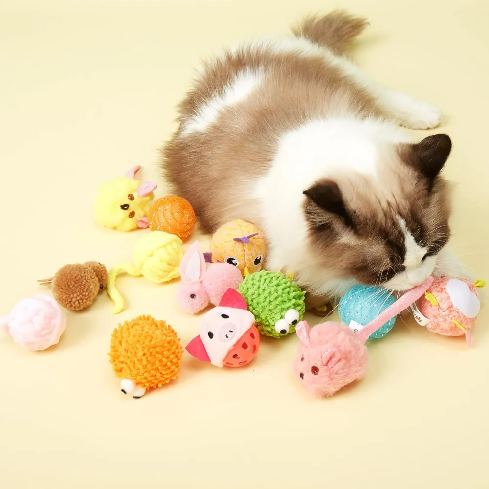 Barkbutler x Fofos Geek Ball Chew Toy for Cats