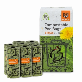 Barkbutler x Fofos Poop Bag Refills for Dogs and Cats