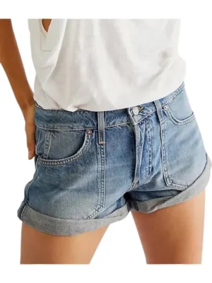 Beginners Luck Slouch Short In Charm