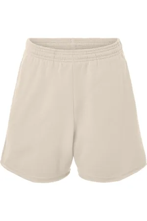 BELLA   CANVAS Womens Cutoff Fleece Shorts