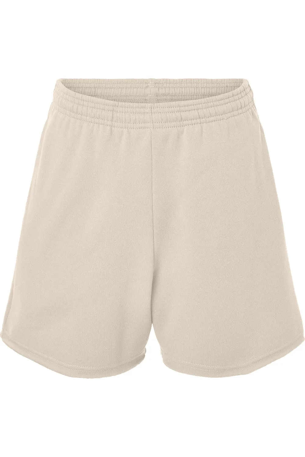 BELLA   CANVAS Womens Cutoff Fleece Shorts