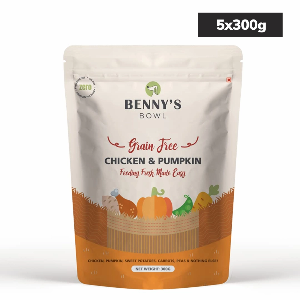 Bennys Bowl Chicken and Pumpkin Dog Fresh and Wet Food