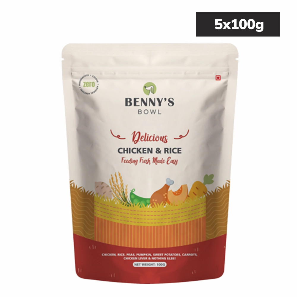 Bennys Bowl Chicken and Rice Dog Fresh and Wet Food