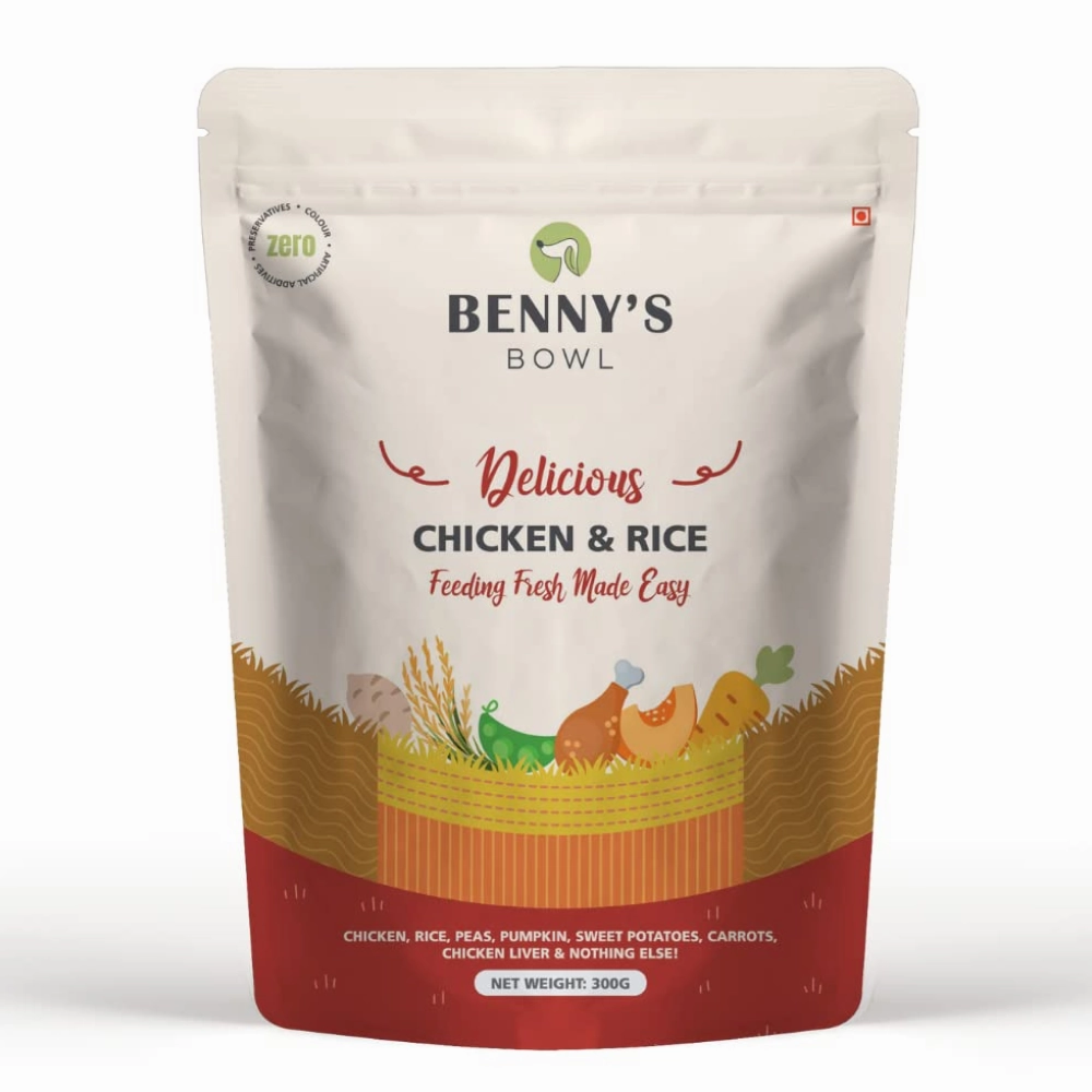 Bennys Bowl Chicken and Rice Dog Fresh and Wet Food