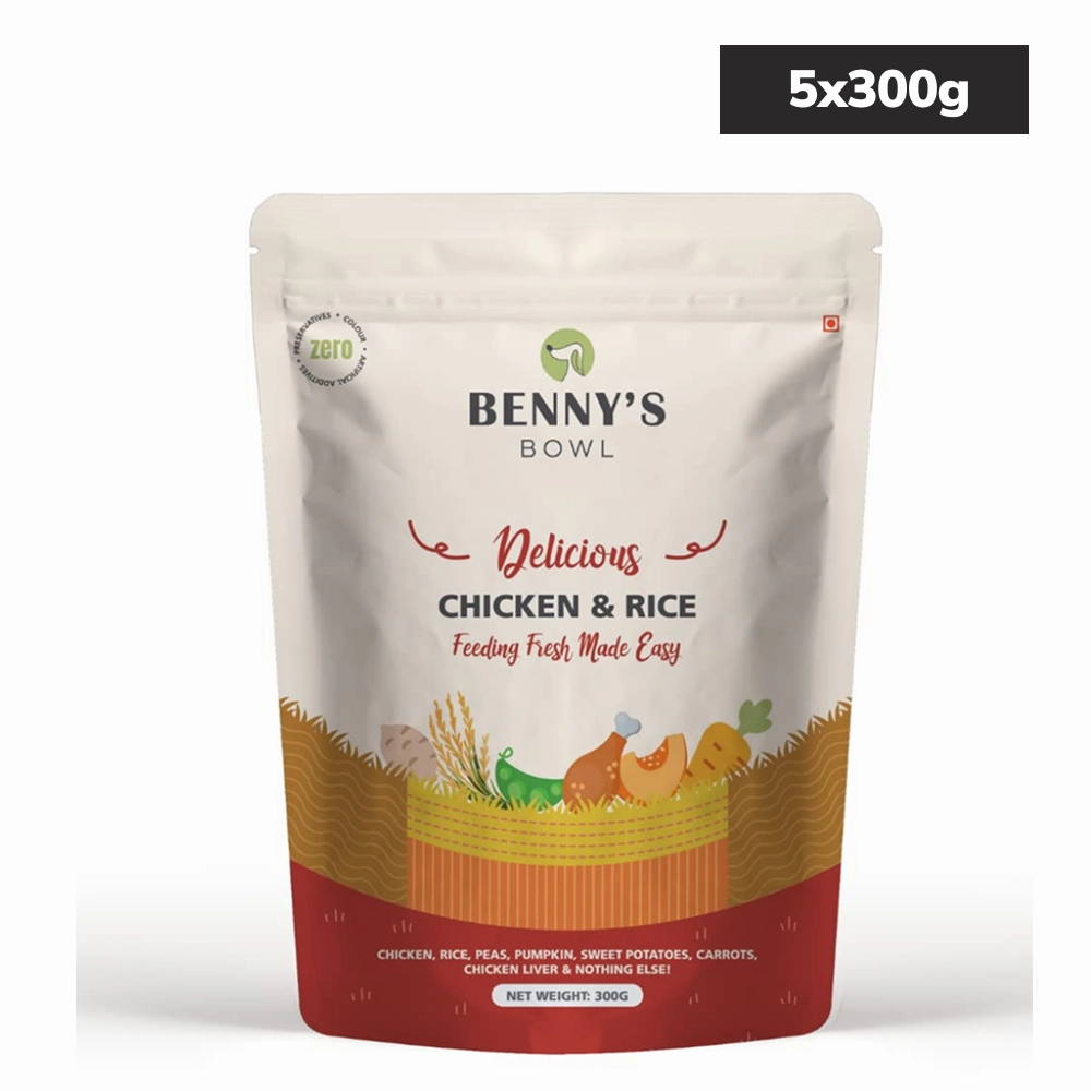 Bennys Bowl Chicken and Rice Dog Fresh and Wet Food
