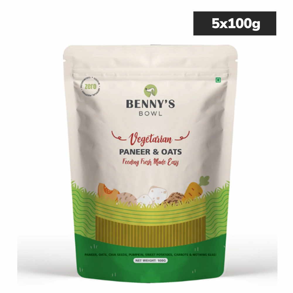 Bennys Bowl Paneer and Oats Rice Dog Fresh and Wet Food