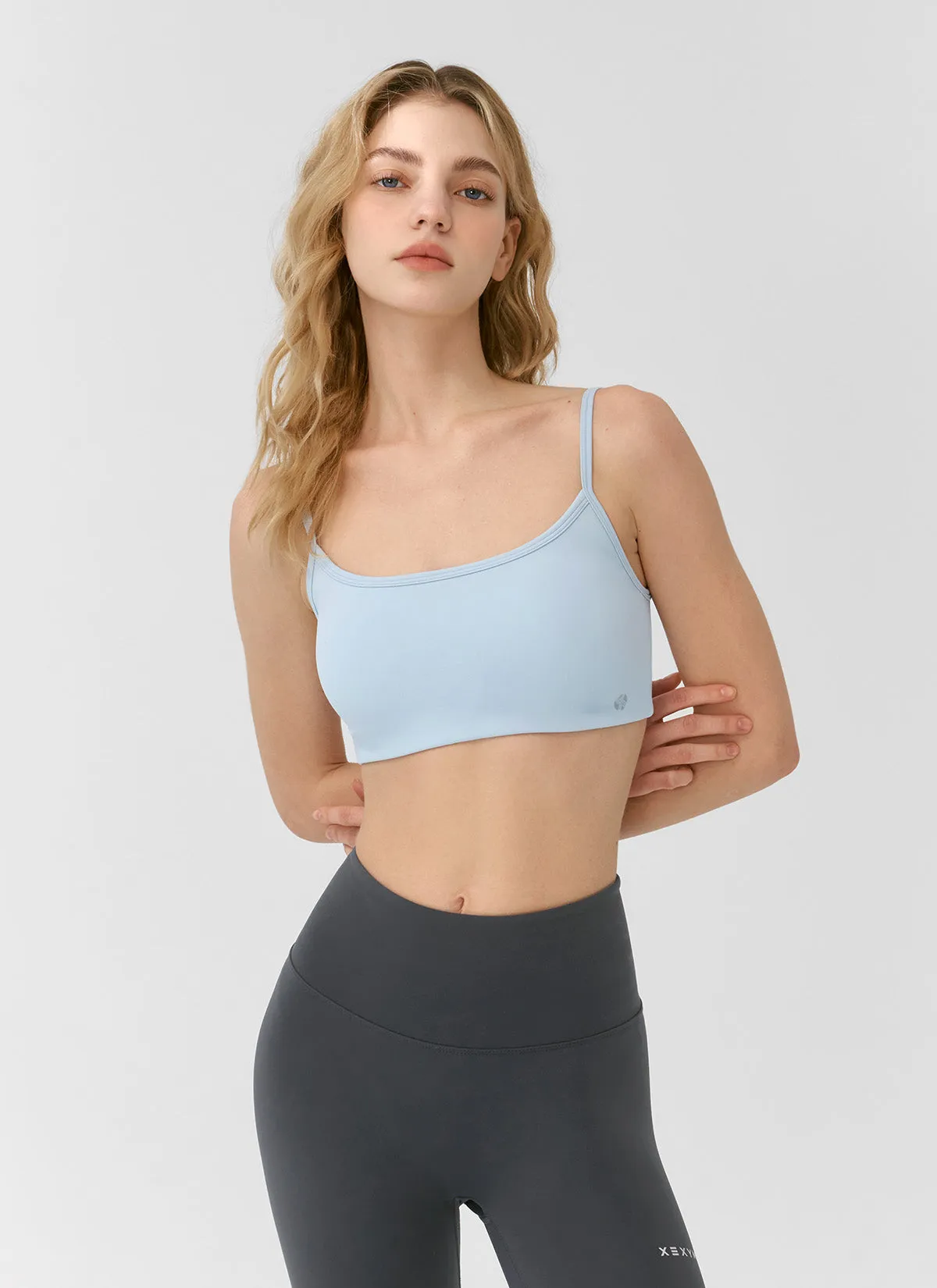Black Label Power Rise Back Twist Bra Top