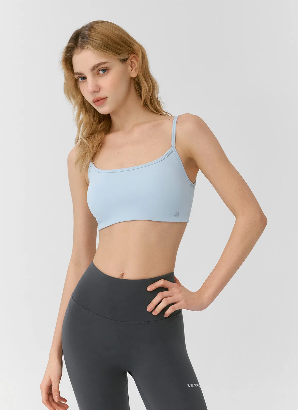 Black Label Power Rise Back Twist Bra Top