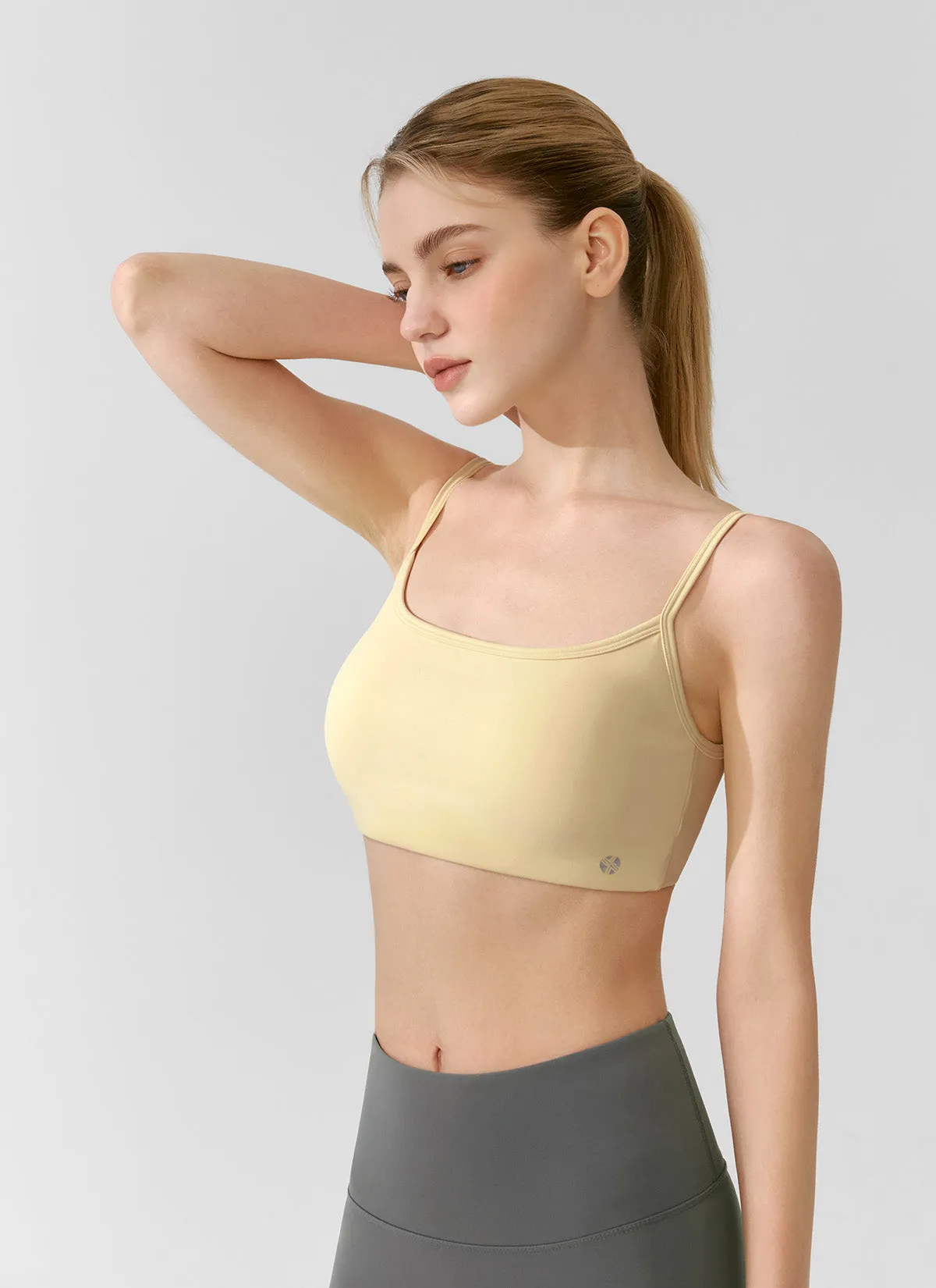Black Label Power Rise Back Twist Bra Top