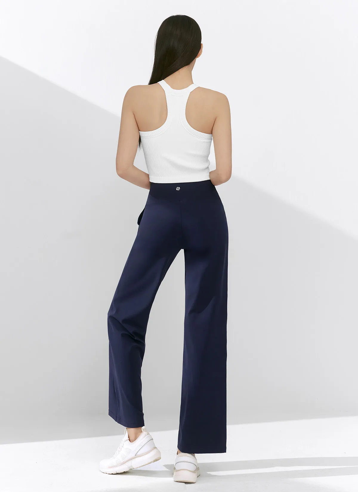 Black Label Power Rise Pocket Wide Leggings