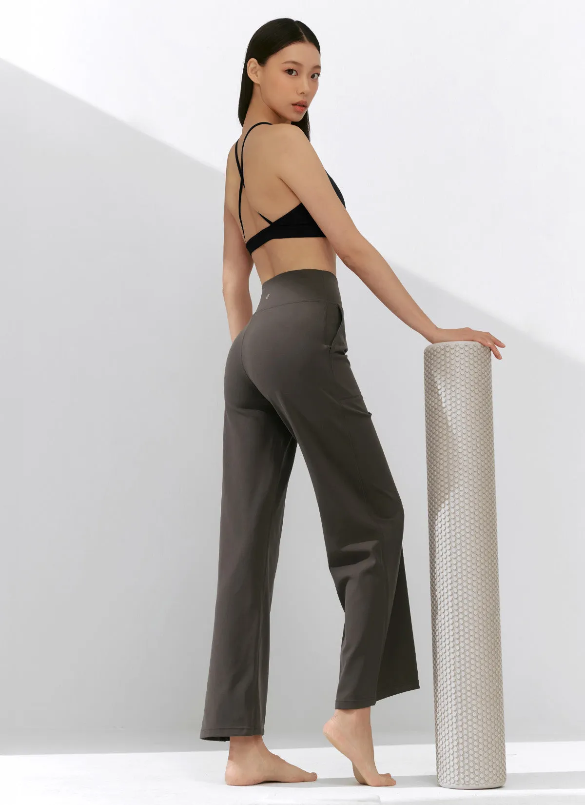 Black Label Power Rise Pocket Wide Leggings