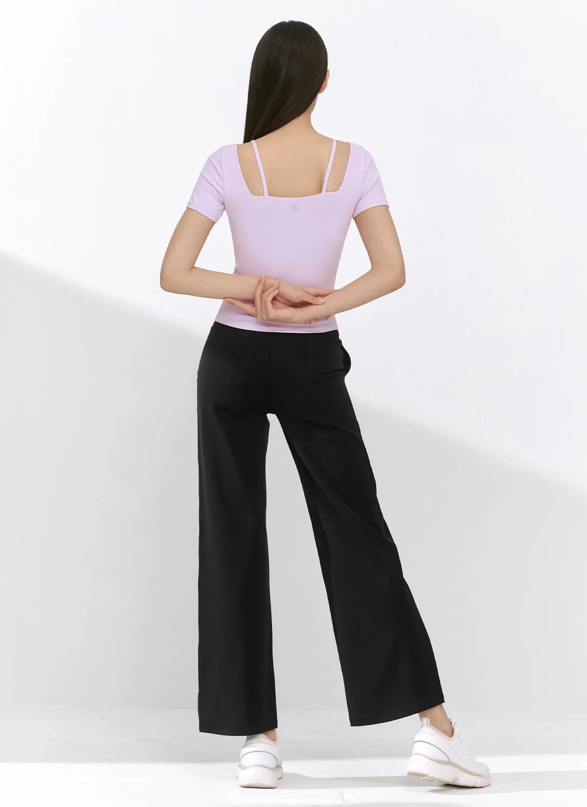 Black Label Power Rise Pocket Wide Leggings