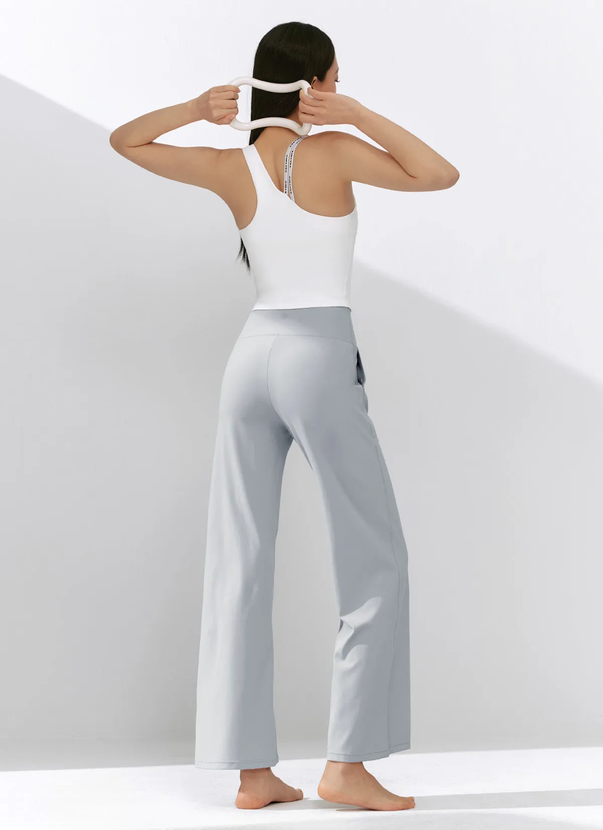 Black Label Power Rise Pocket Wide Leggings