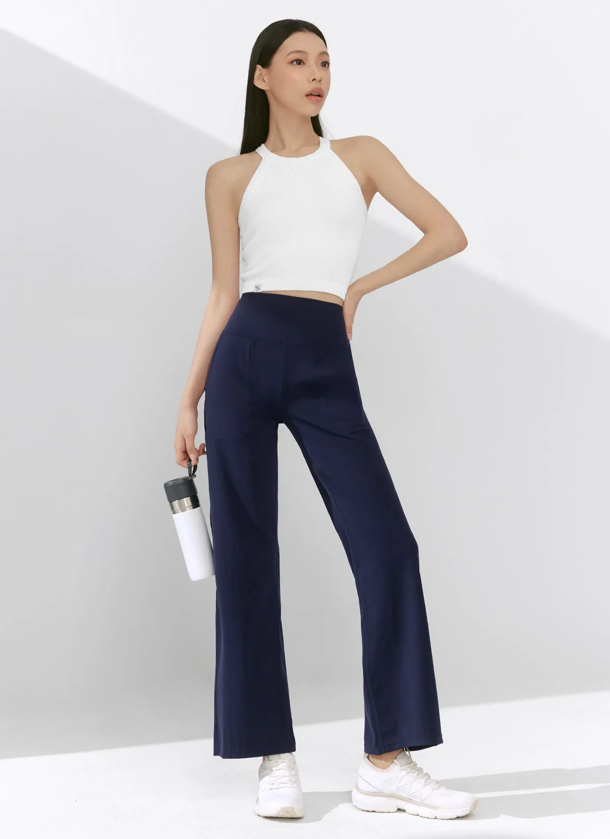 Black Label Power Rise Pocket Wide Leggings