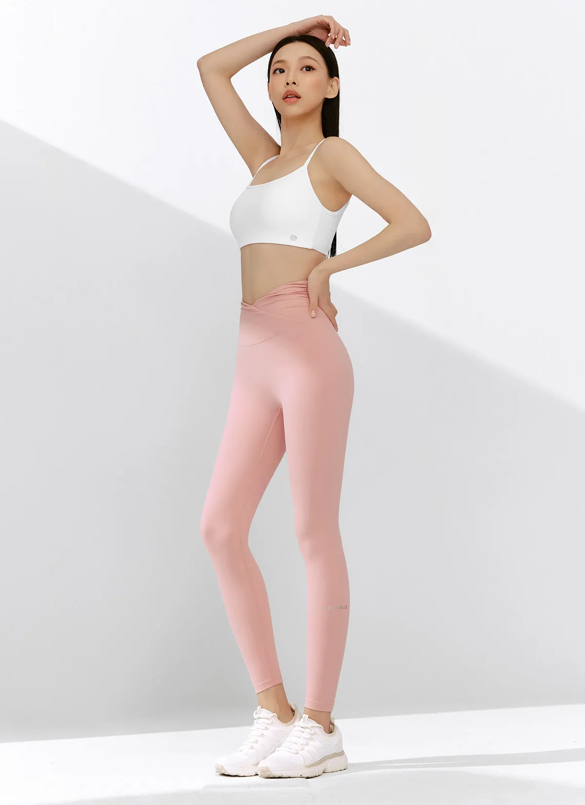 Black Label Power Rise Shirring Leggings