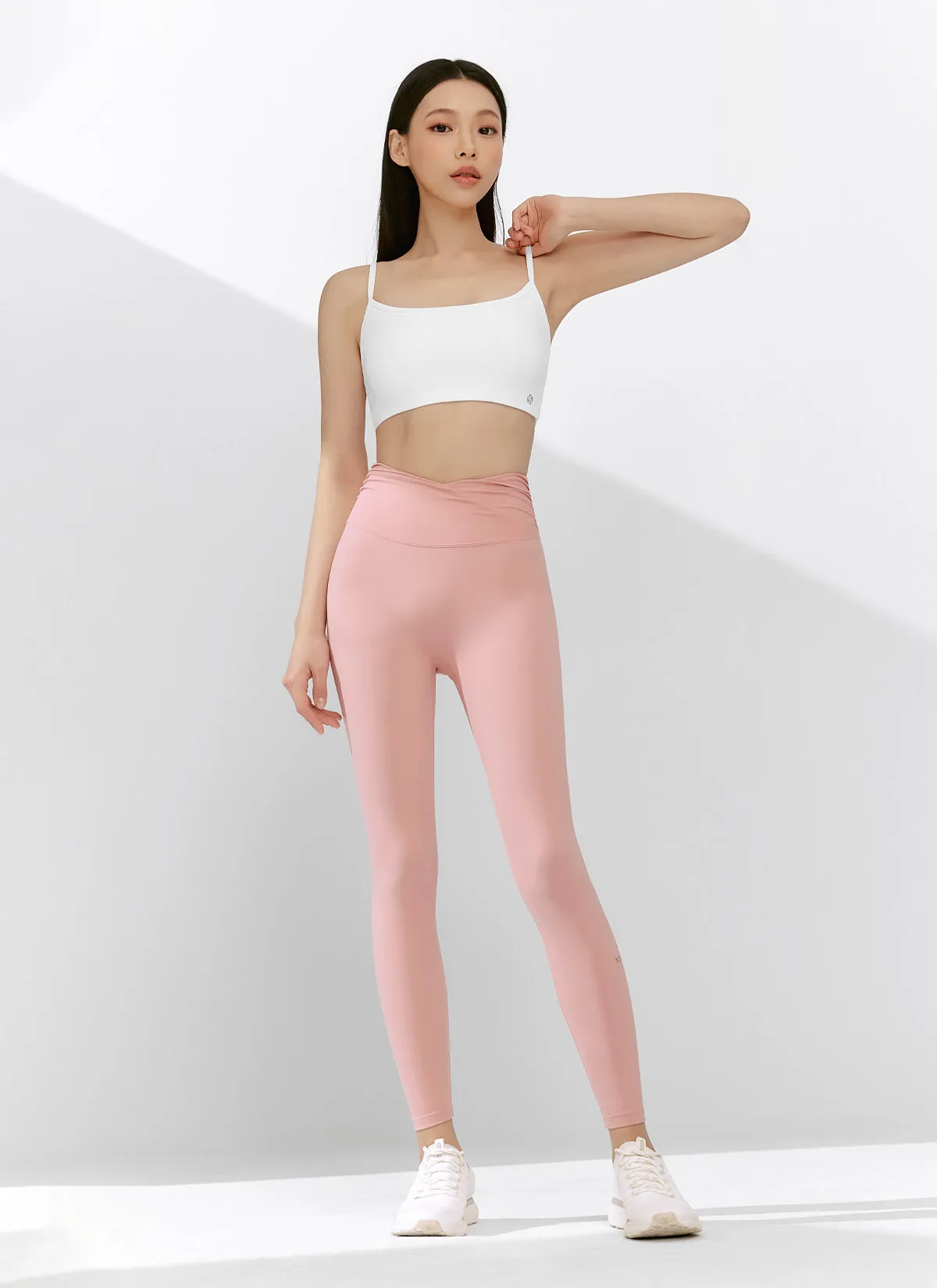 Black Label Power Rise Shirring Leggings