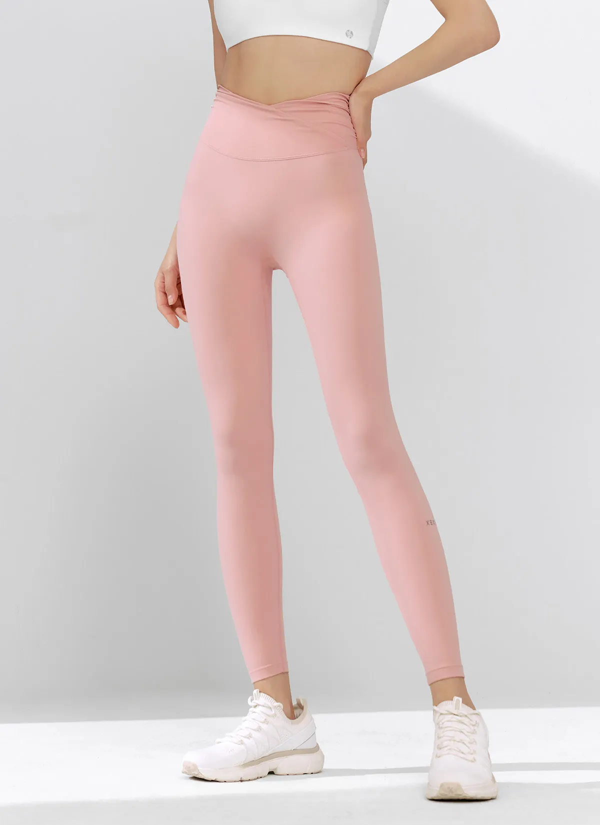 Black Label Power Rise Shirring Leggings
