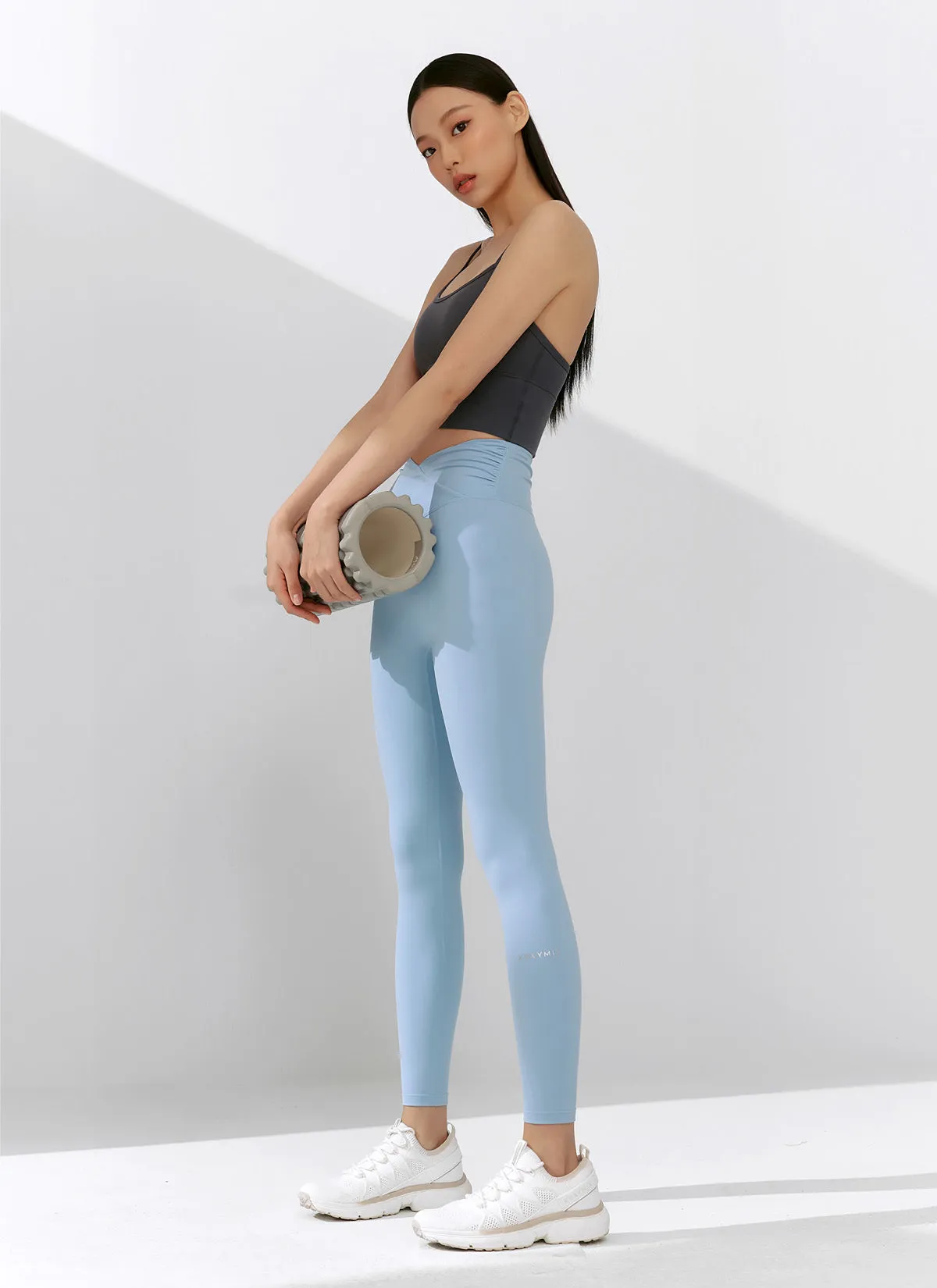 Black Label Power Rise Shirring Leggings