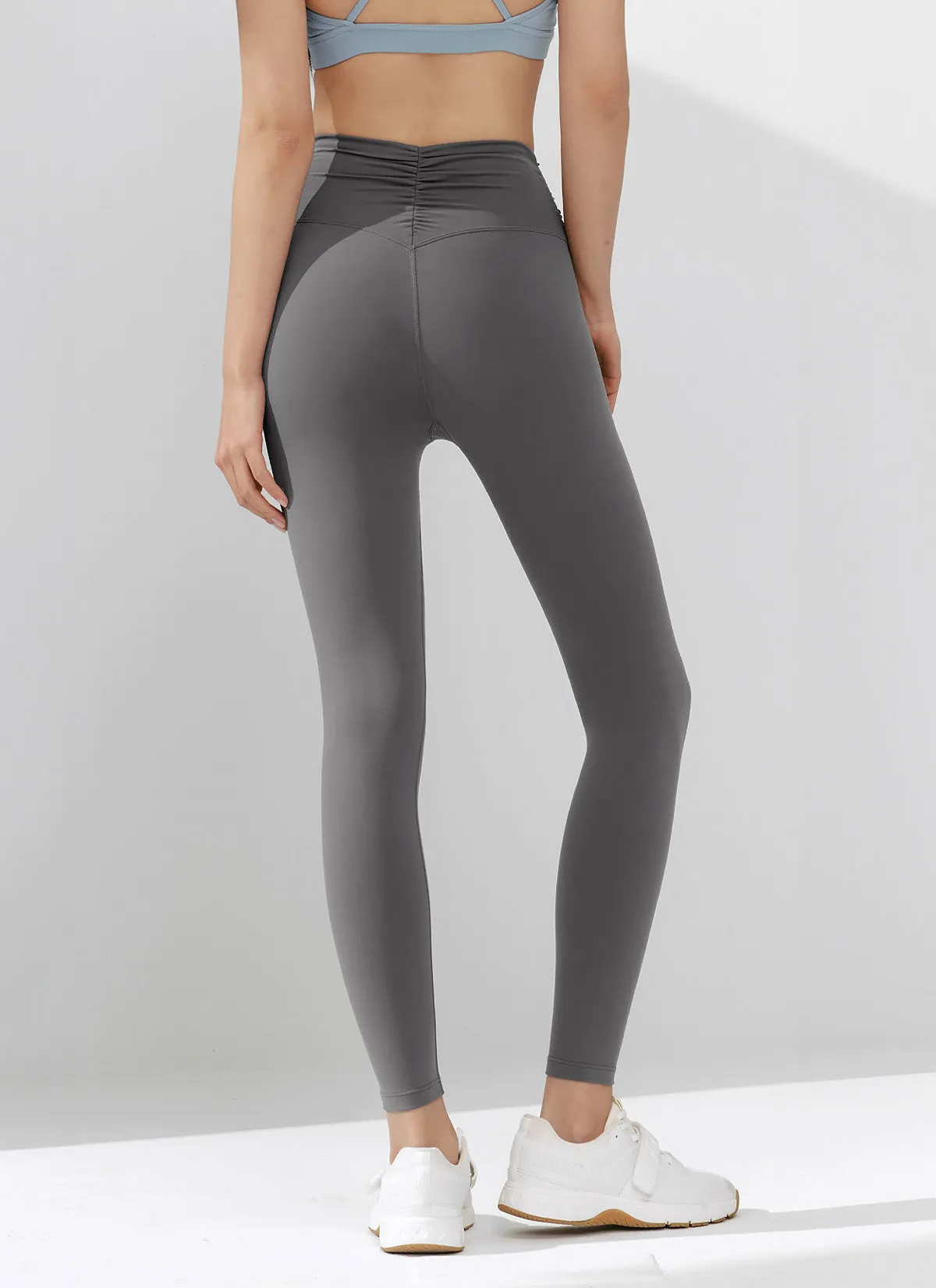 Black Label Power Rise Shirring Leggings