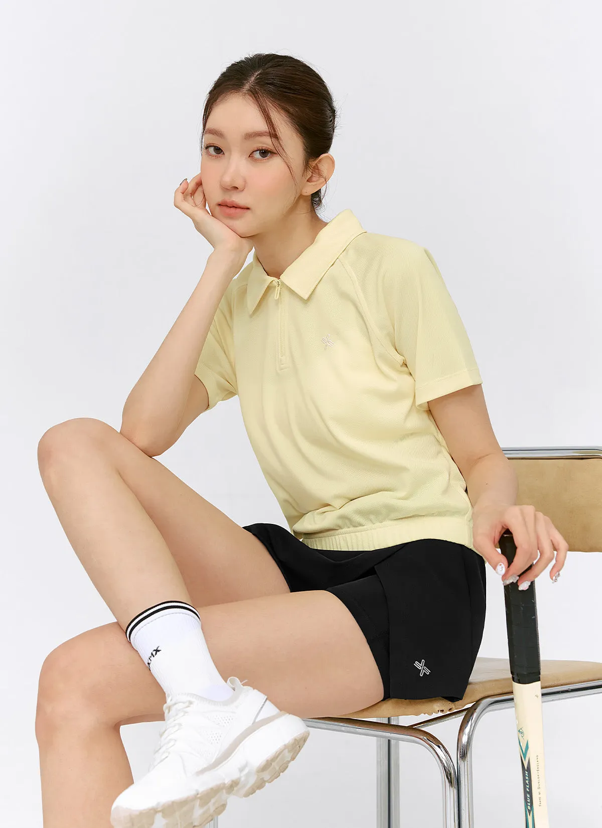 Black Label Power Rise Slit 2in1 Skirts