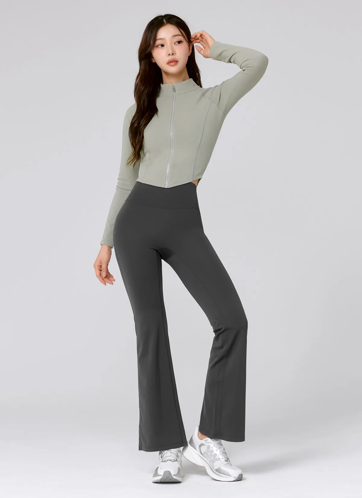 Black Label Signature Power Rise Fleece Bootcut Pants