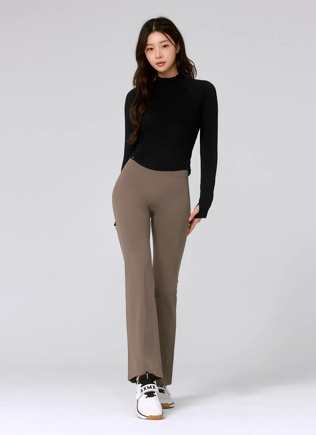 Black Label Signature Power Rise Fleece Bootcut Pants