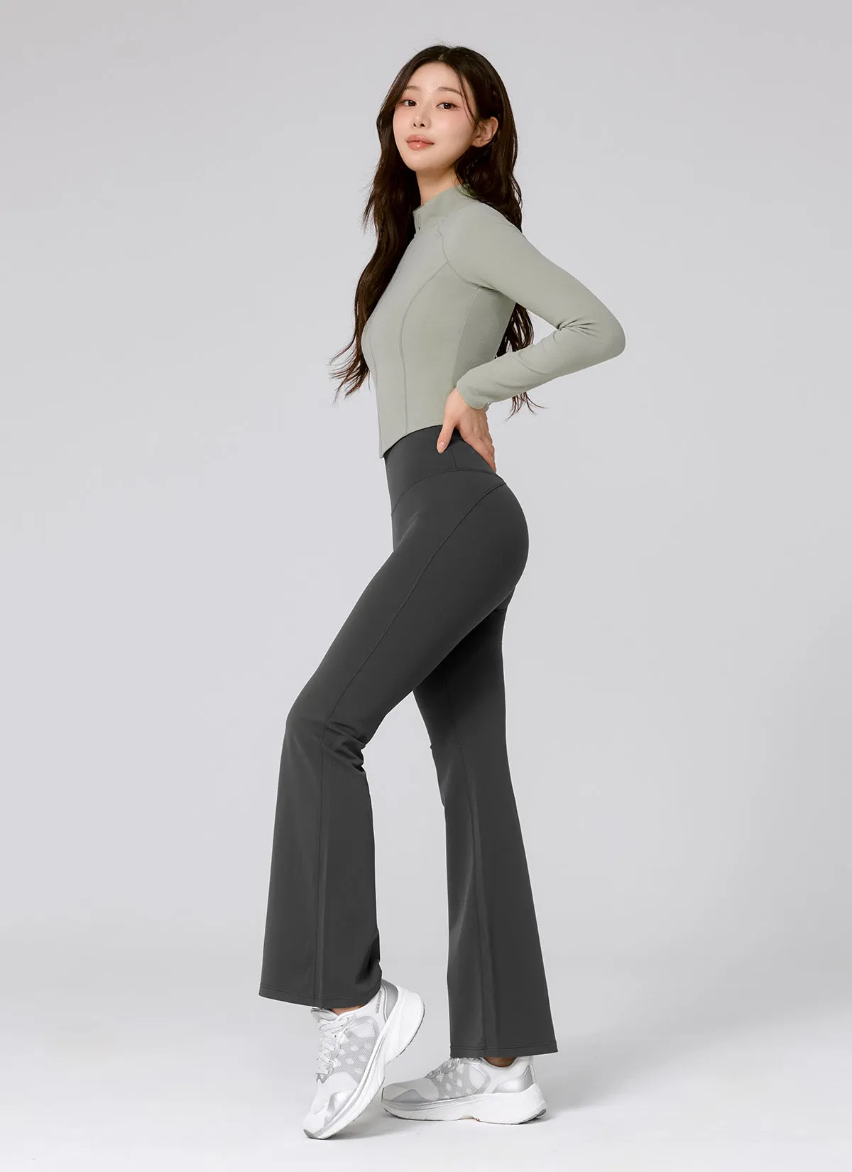 Black Label Signature Power Rise Fleece Bootcut Pants