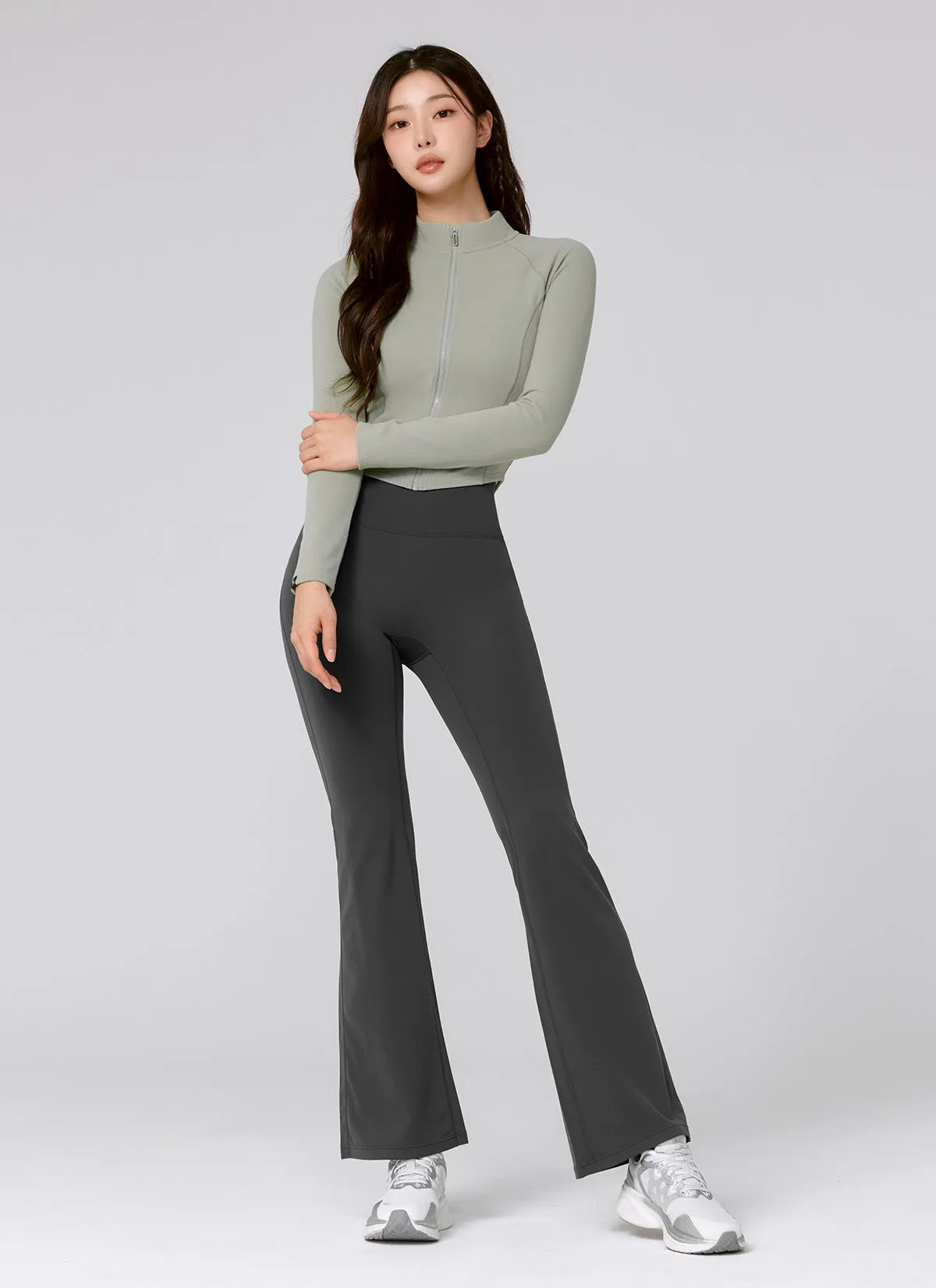 Black Label Signature Power Rise Fleece Bootcut Pants